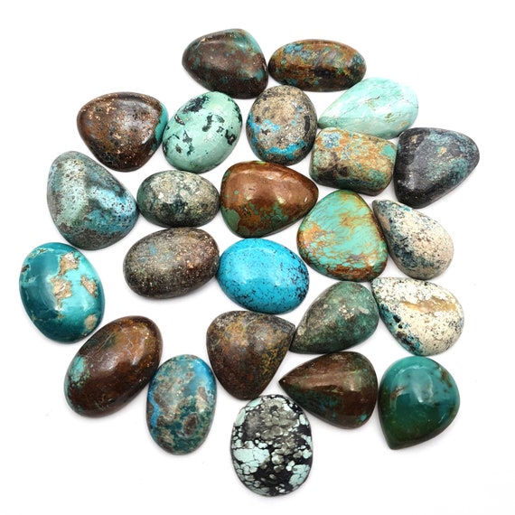 Copper Purple Turquoise Natural Blue Turquoise Rough Stones 17