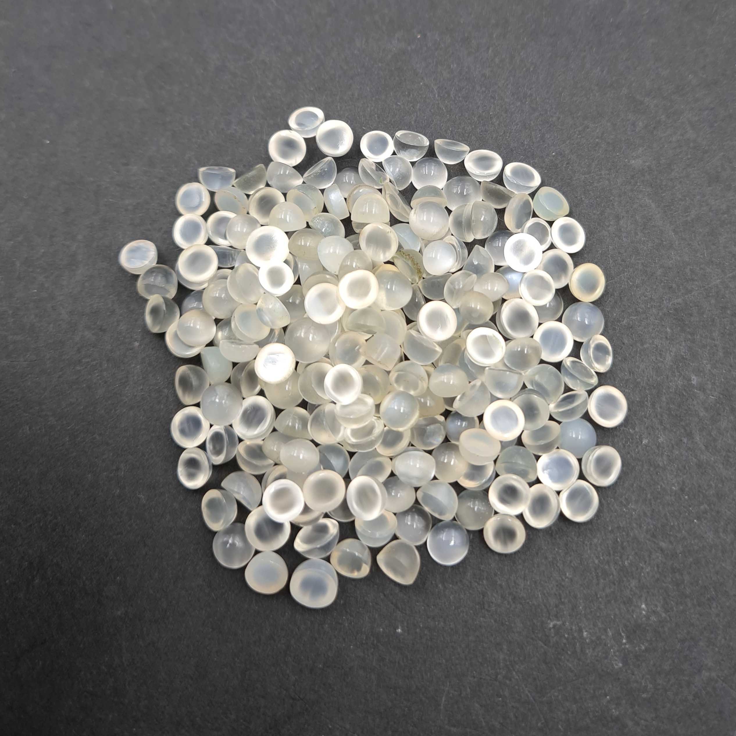 ホワイト ムーンストーン カボション ルース ジェムストーン カブ