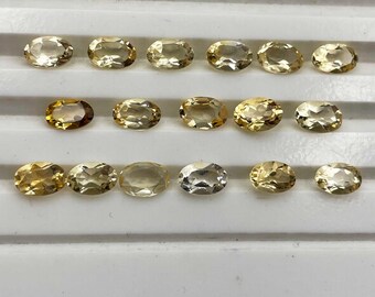 Natural Citrine Oval Cut Loose Gemstone Lot 234 Pcs 4*6 MM 100 CT, Citrine Oval Cut Loose Gemstone, Citrine Gemstone