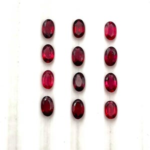 Natural Pink Spinel Oval Cut Loose Gemstone Lot 4 Pcs 3*5 MM 1 CT, Pink Spinel Faceted Stone, Pink Spinel Gemstone For Making Jewelry