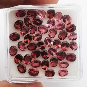 Natural Pink Tourmaline Oval Cut Loose Gemstone Lot 32 Pcs 4*5 MM 10 CT~ Natural pink tourmaline gemstone ~oval cut pink tourmaline