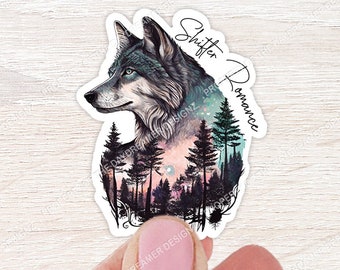 Wolf Shifter Sticker | Book Trope Sticker | Bookish | Fantasy Book Sticker | Kindle Sticker | Booktok Sticker | Shifter Romance