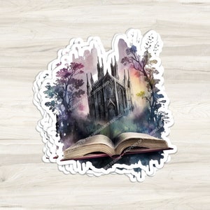 Dark Academia books Aesthetic Sticker | Bookish | Fantasy Book Sticker | Sticker for Kindle | Booktok Sticker | Waterproof | Dark Romance