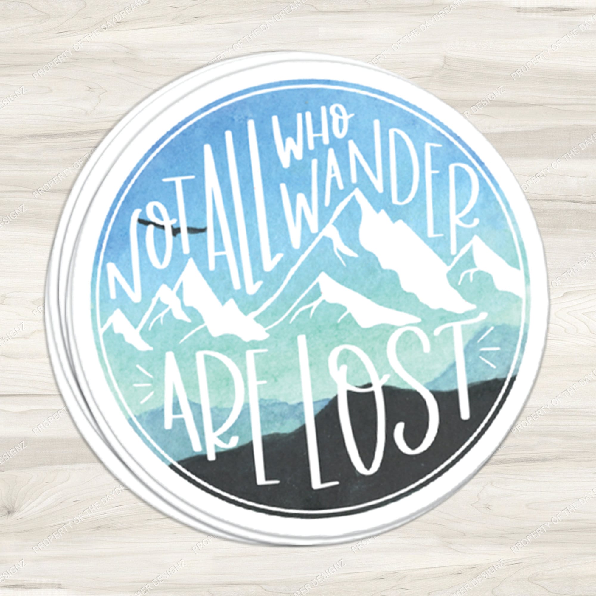 “Not All Who Wander Are Lost” Decal Sticker – 6 Inch Bohemian Hippie Fairy Car Bumper Vinyl Decal
