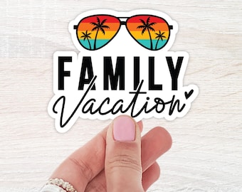 Family Vacation Sticker, Water Bottle Sticker, Family Trip Sticker, Stanley Sticker, Vacation Sticker, Beach Vacation, Family Holiday