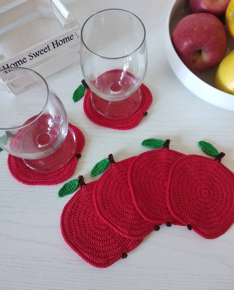 COPPIA DI PRESINE all'uncinetto a forma di girasole EUR 10,00 - IT