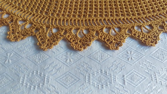 Sottopiatti Stella Di Natale Uncinetto.Tovagliette Sottopiatti Ovali Con Sottobicchiere Etsy