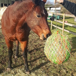 2-14 Mesh Hang up or Toss out in your field Heavy Duty hay net