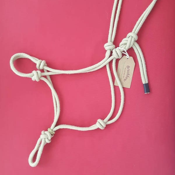 2-knot Natural Horsemanship Matt Braid on Braid Rope Halter