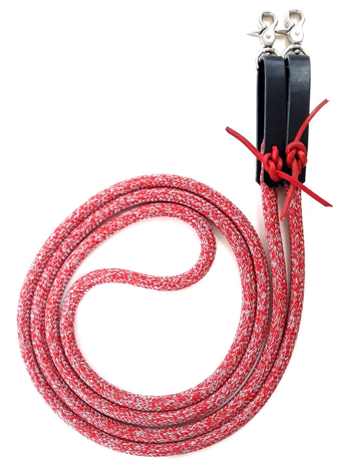 Horse Loop Reins with Slobber Straps and Snaps Etsy