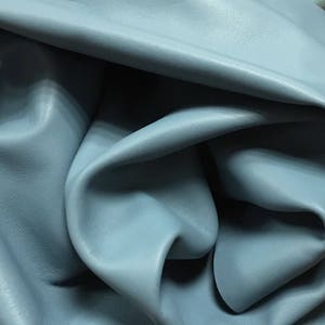 Teal Hairsheep Italian Leather hide 0.5m2, 0.8mm thick image 1