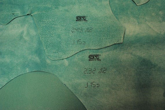 Brown Full Grain Italian Leather Hide 1.2-1.3m2 2.4mm Thick *Blemished Veg Tan