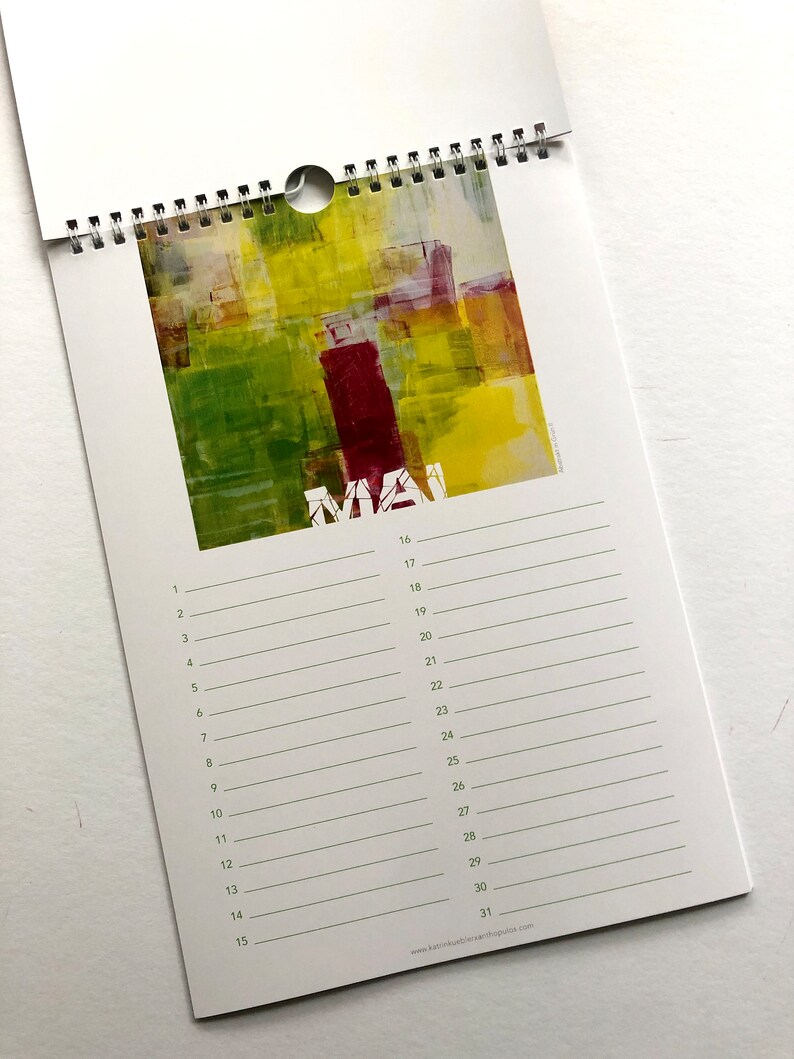 Immerwährender Geburtstagskalender Kunstkalender Wandkalender Monatskalender Edit. 1 image 5