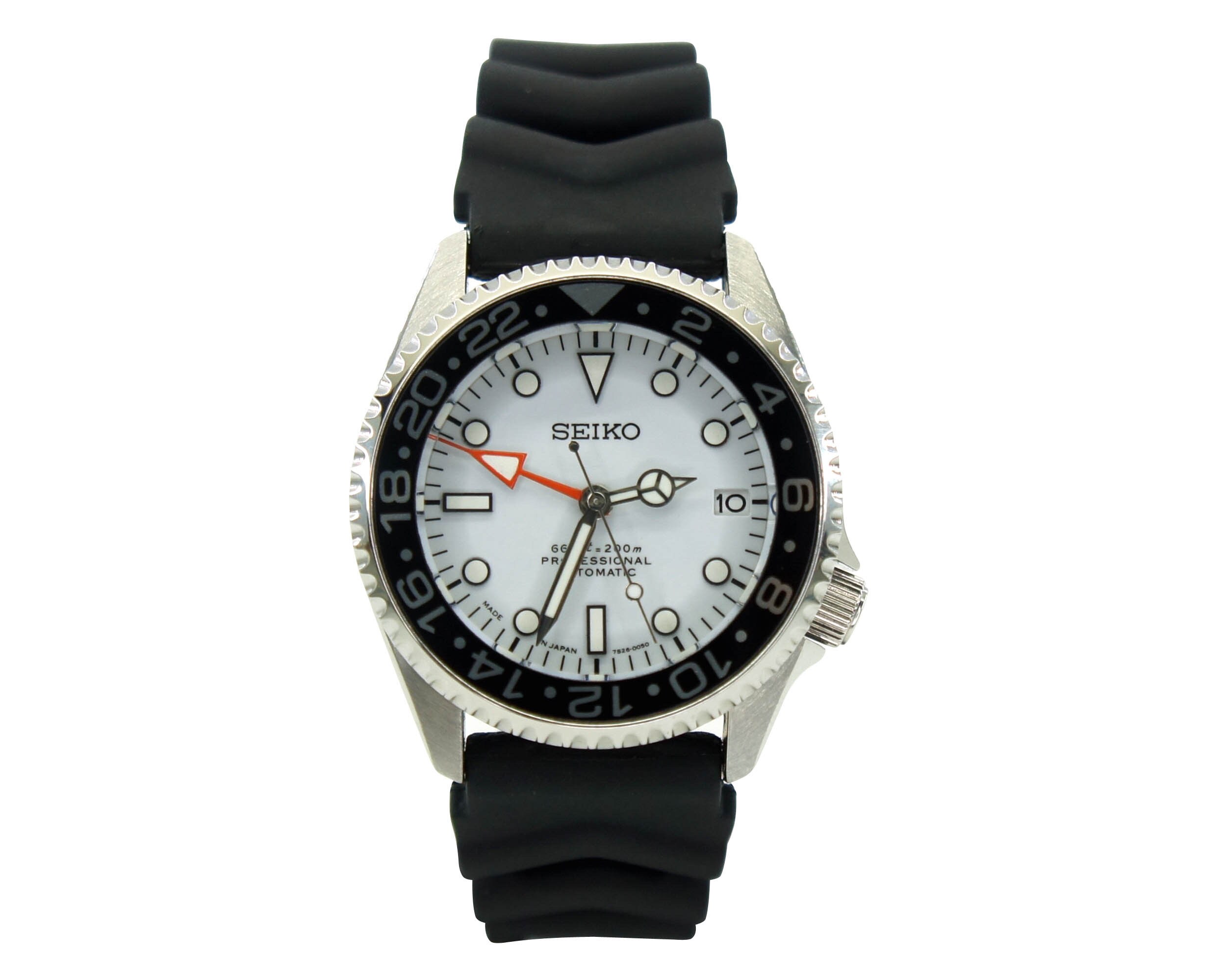 GMT Vintage Watch Seiko Skx013 Divers Watch Nh34 Stainless