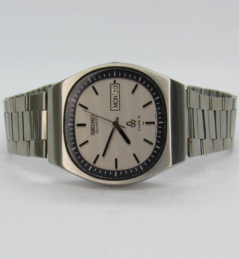 Seiko 7123 503A Unisex Vintage Quartz Watch Stainless Steel - Etsy