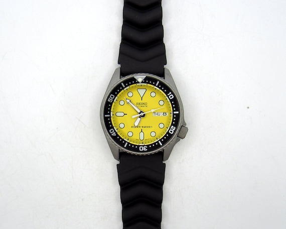 vintage watch seiko skx013 divers watch nh36a YEL… - image 4