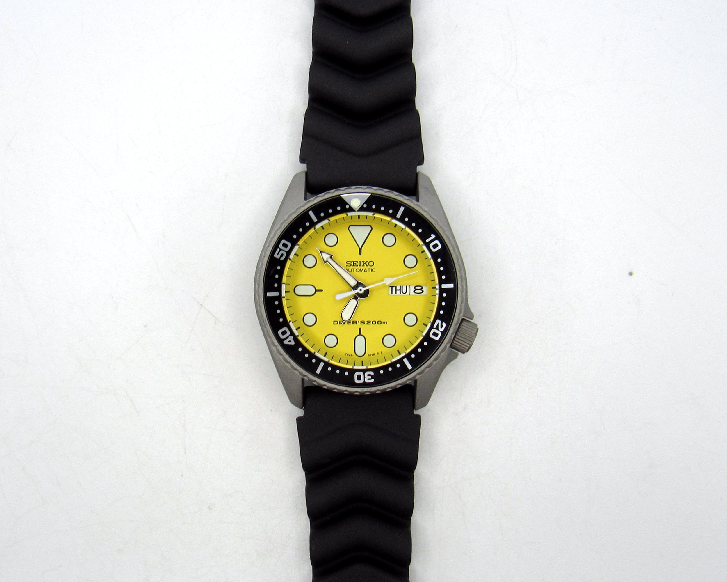 Vintage Watch Seiko Skx013 Mod Divers Watch Nh36a YELLOW Dial - Etsy Finland