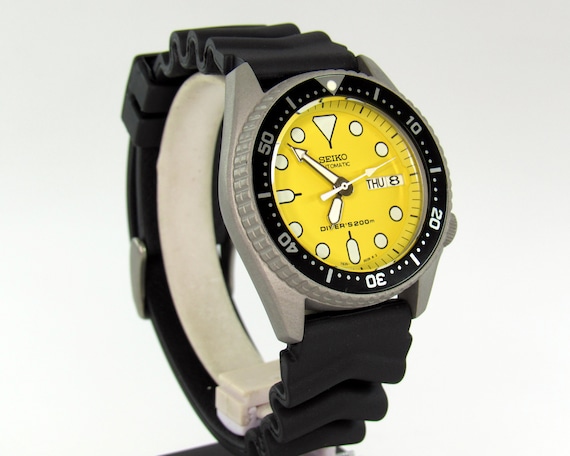 vintage watch seiko skx013 divers watch nh36a YEL… - image 3