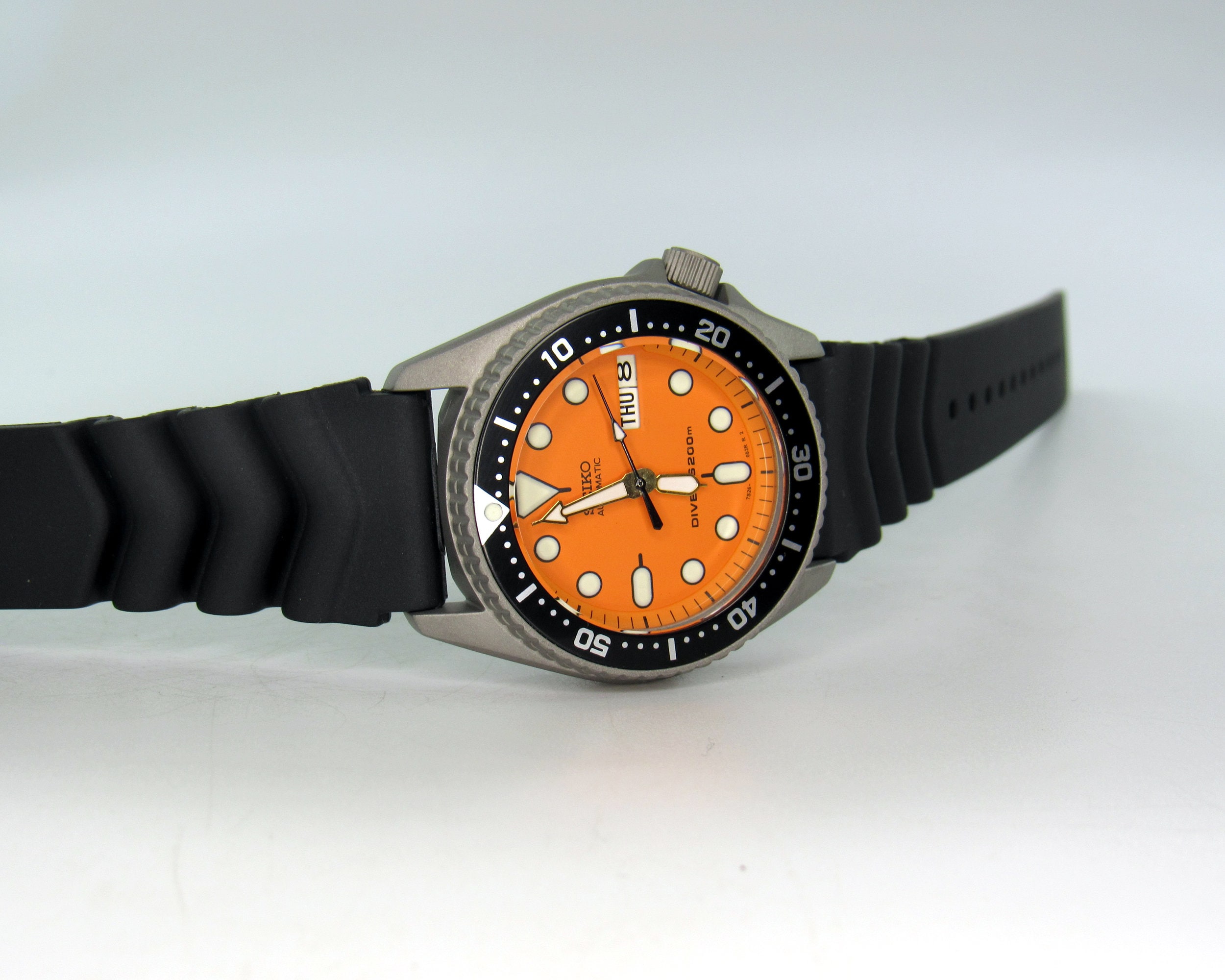609/ 7S26-0030 セイコー SKX013 オレンジ ダイバー 自動巻 楽天市場