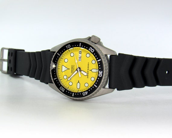 vintage watch seiko skx013 divers watch nh36a YEL… - image 8
