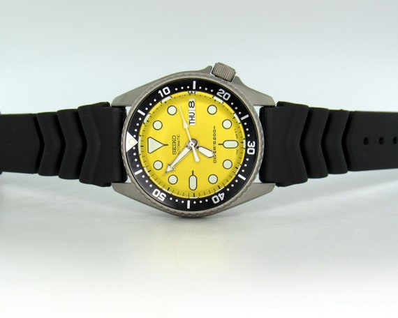 vintage watch seiko skx013 divers watch nh36a YEL… - image 6