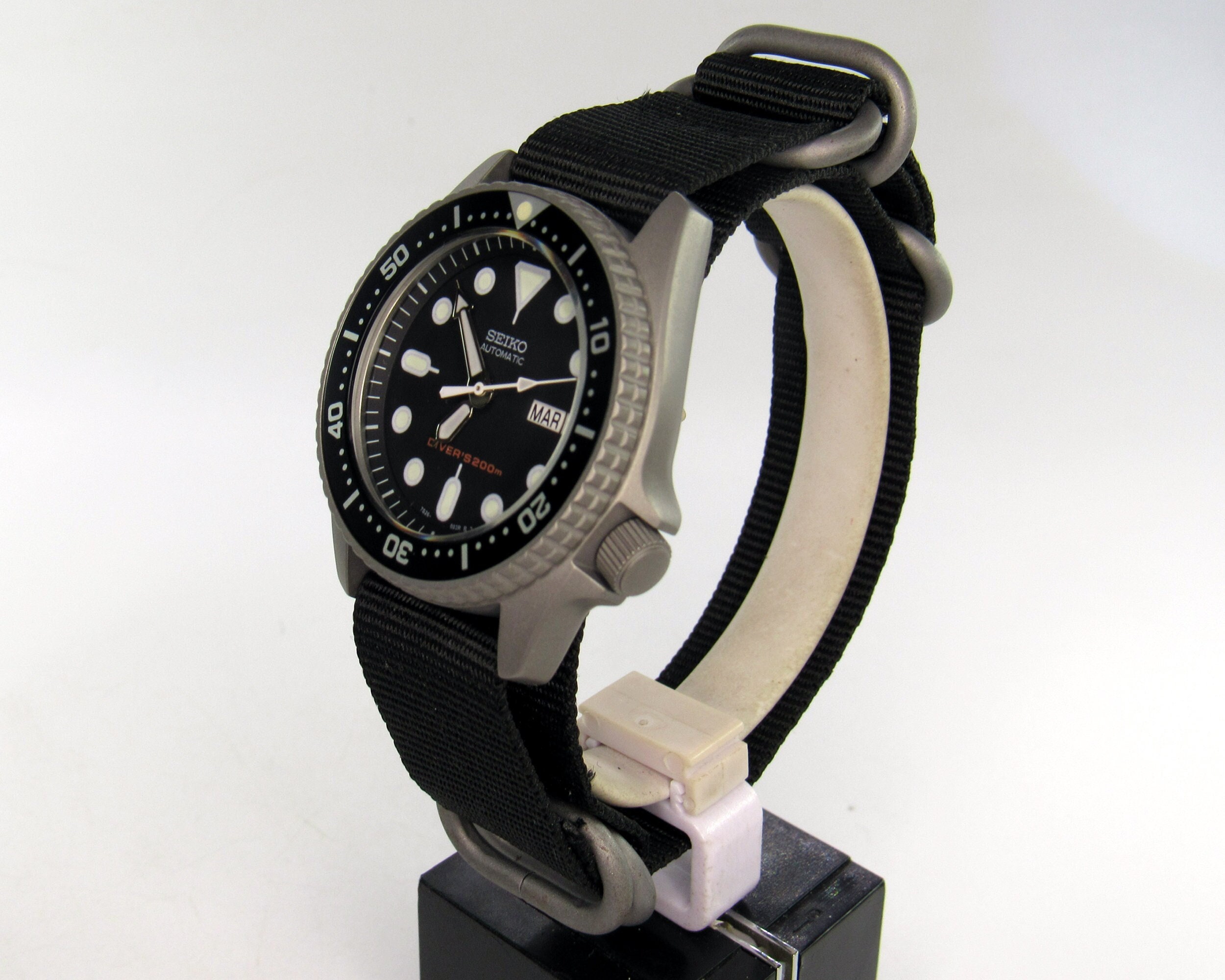 Vintage Watch Seiko Skx013 Mod Diver Watch Nh36a Movement - Etsy