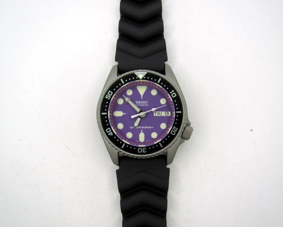 vintage watch seiko skx013 mod divers watch nh36a… - image 4