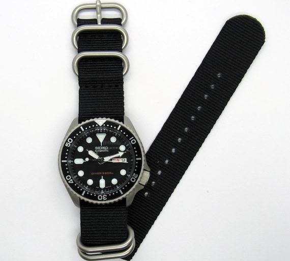 Adskille Kollegium Seraph Vintage Watch Bead Blasted Finish Seiko Skx Mod Mens Diver - Etsy Denmark