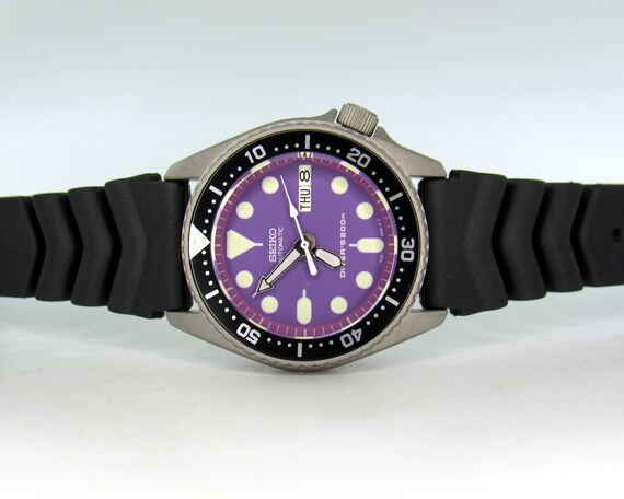 vintage watch seiko skx013 mod divers watch nh36a… - image 6