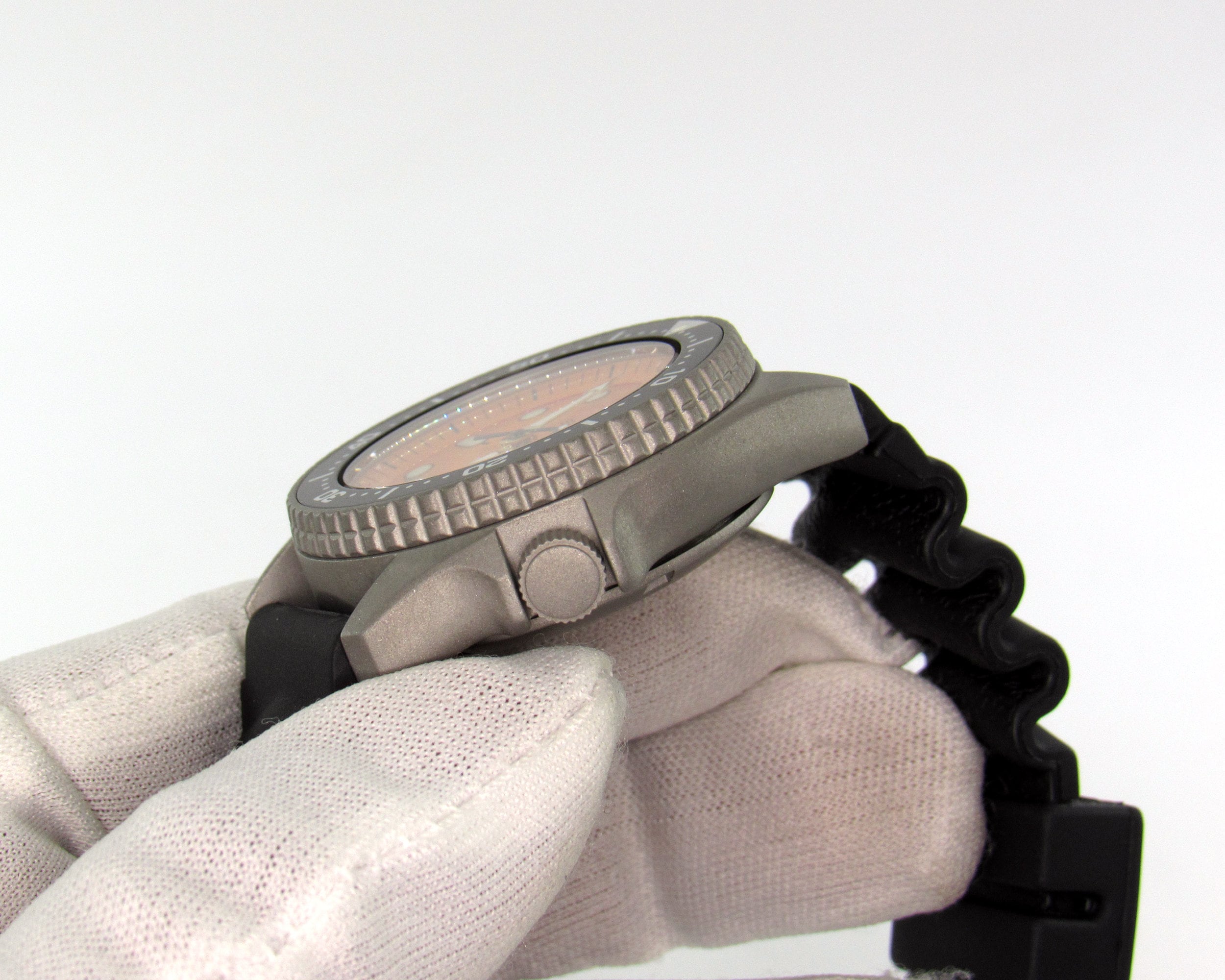 Vintage Watch Seiko Skx013 Mod Divers Watch Nh36 Orange Dial Bead