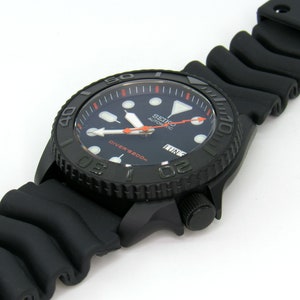 Vintage Watch Seiko Yacht Master Skx Mod Mens Divers Watch - Etsy