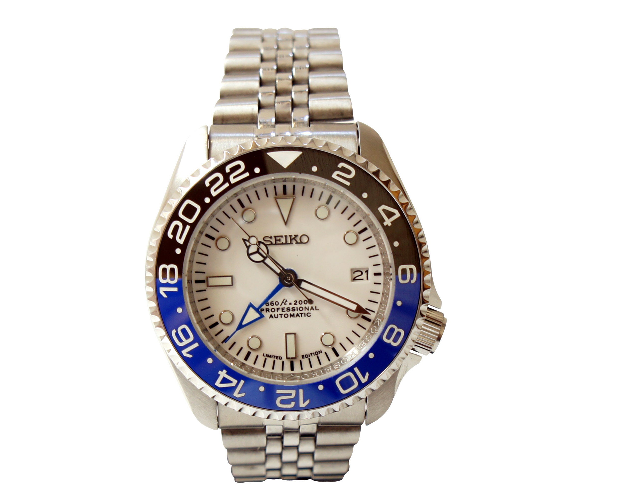 NH34 GMT custom mod sapphire Dome