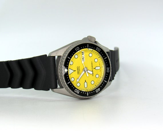 vintage watch seiko skx013 divers watch nh36a YEL… - image 7