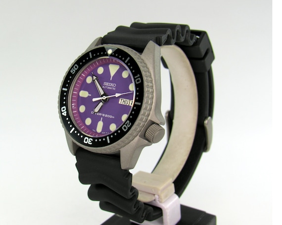 vintage watch seiko skx013 mod divers watch nh36a… - image 1