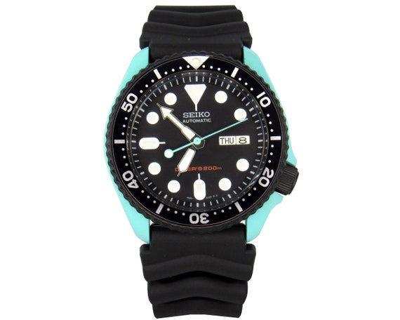Vintage Watch Seiko Skx Mod Mens Diver Watch Skx007 Nh36a - Etsy