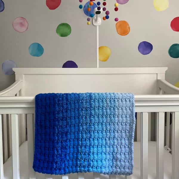 Ombre Baby Blanket Etsy