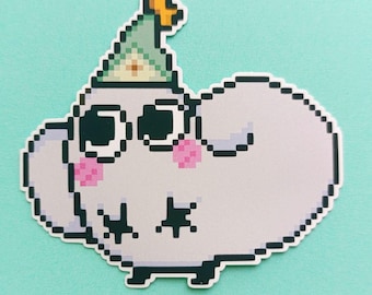 Adesivo Brushbuddy Pixel Art / Merchandising anime Witch Hat Atelier (8 cm)