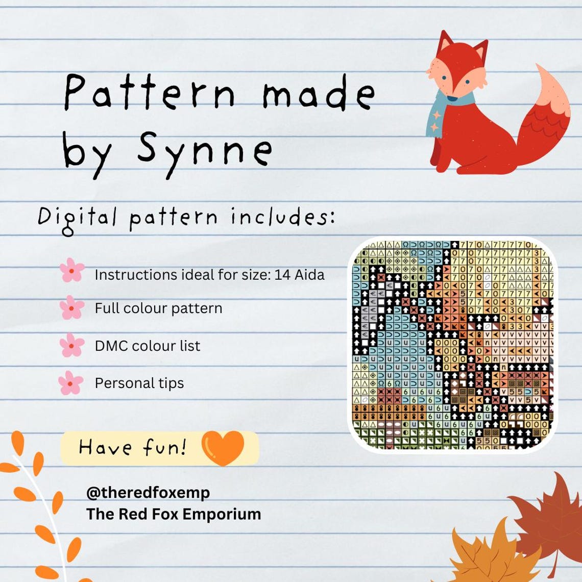 Mydei Cross Stitch Pattern PDF, Honkai Star Rail Pattern, Cute ...