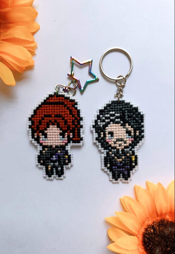 オールドクリスタル　ハンドメイド Maelle and Verso Keychain | Clair Obscur Expedition 33 Charm