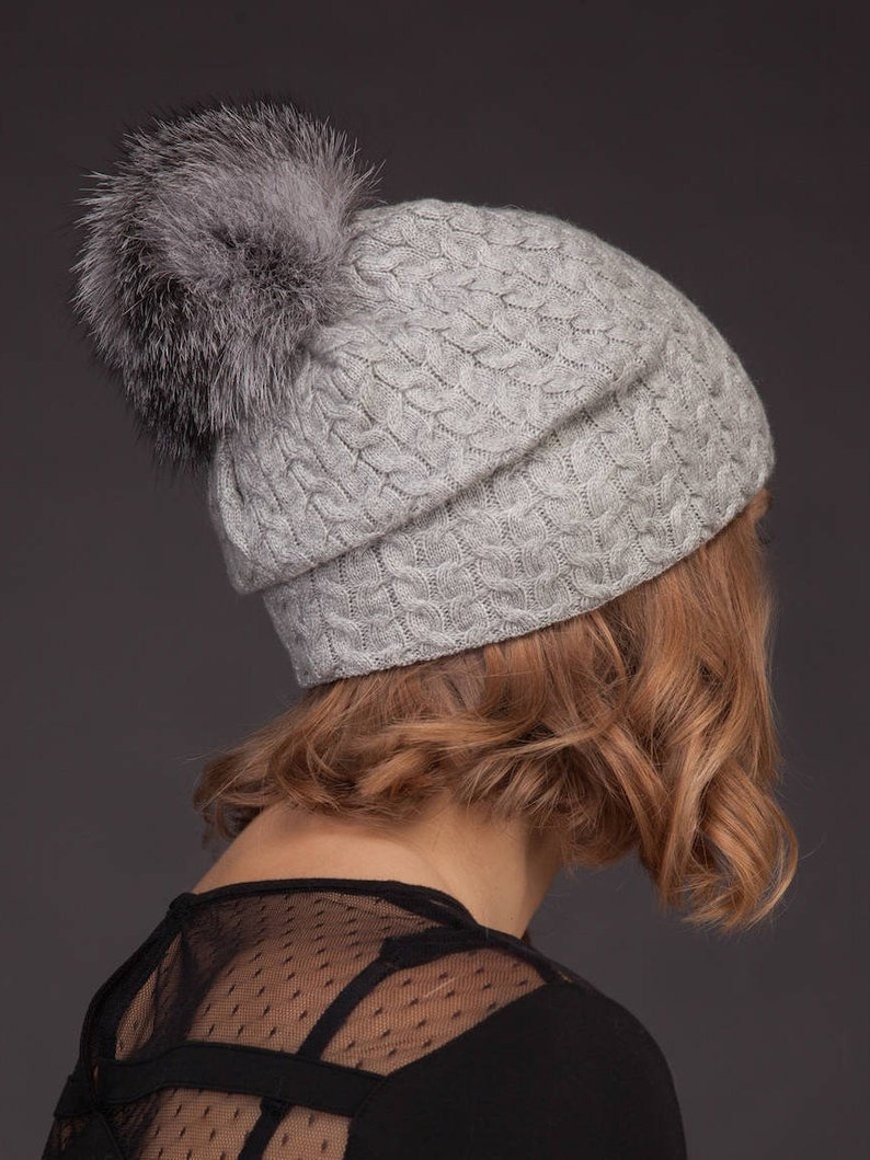 sports beanie hats with pom