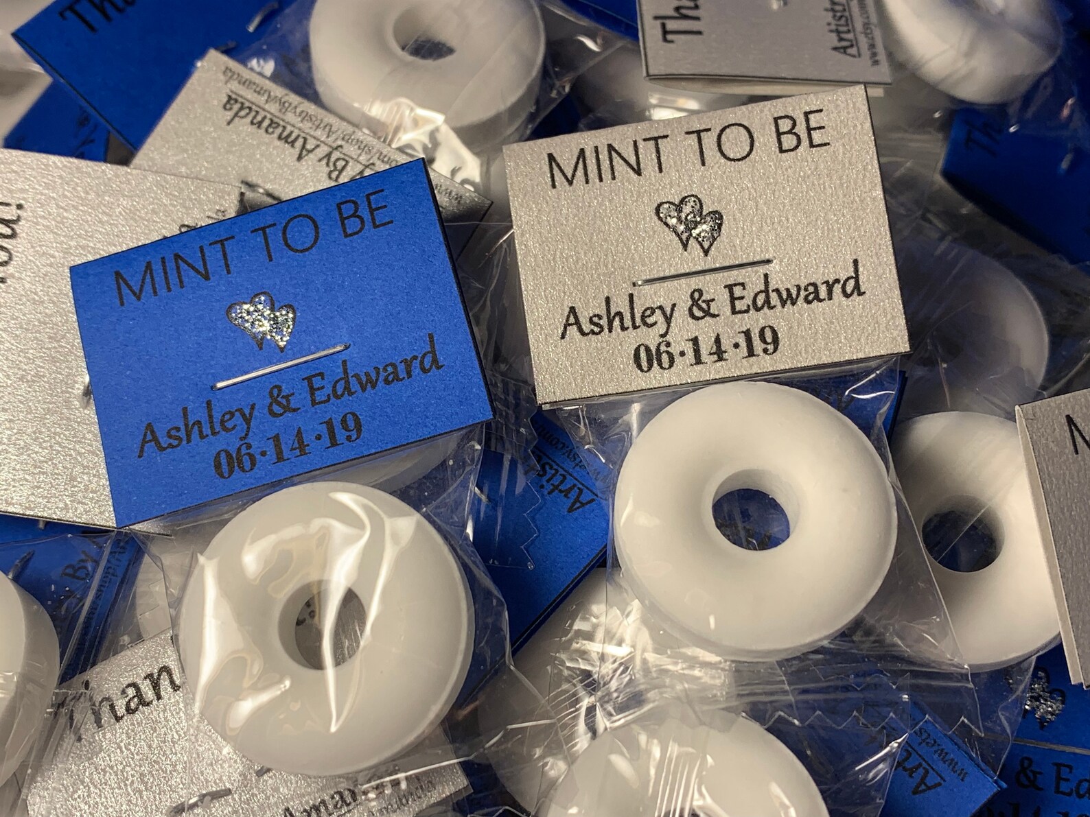 180 MINT TO BE Wedding Mints Wedding Favors Lots of Colors Etsy