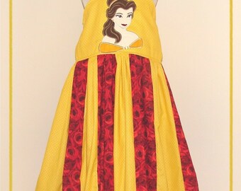 Girls Princess Dress - Size 7/8, Rose Beauty Outfit