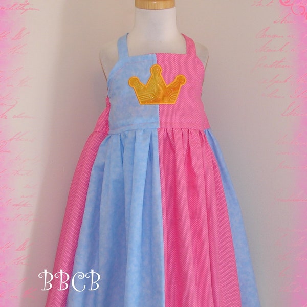 Girls - Make it PINK - Make it BLUE Fairytale Princess Dress size 4T 5T 4/5 - Ready to Ship Sleeping Beauty