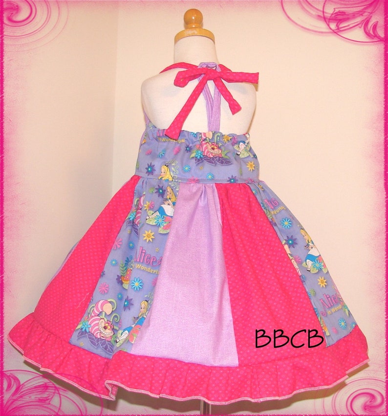 Ready to Ship fits aprxx 34T 4 Twirl Tea Party WONDERLAND Crazy Mad Cat Dress Birthday Party Girls