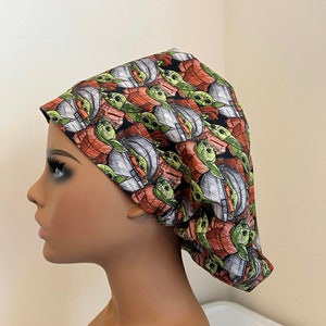 New Surgical Scrub Hat Cap GALAXY Outer Space Baby -  by BBCB - Nurse Vet Tech OR Pediatrics