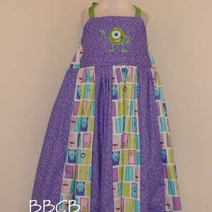 Girls Size 8 Purple Monster Twirl Dress - Halloween Holiday Party Pageant Outfit - READY TO SHIP