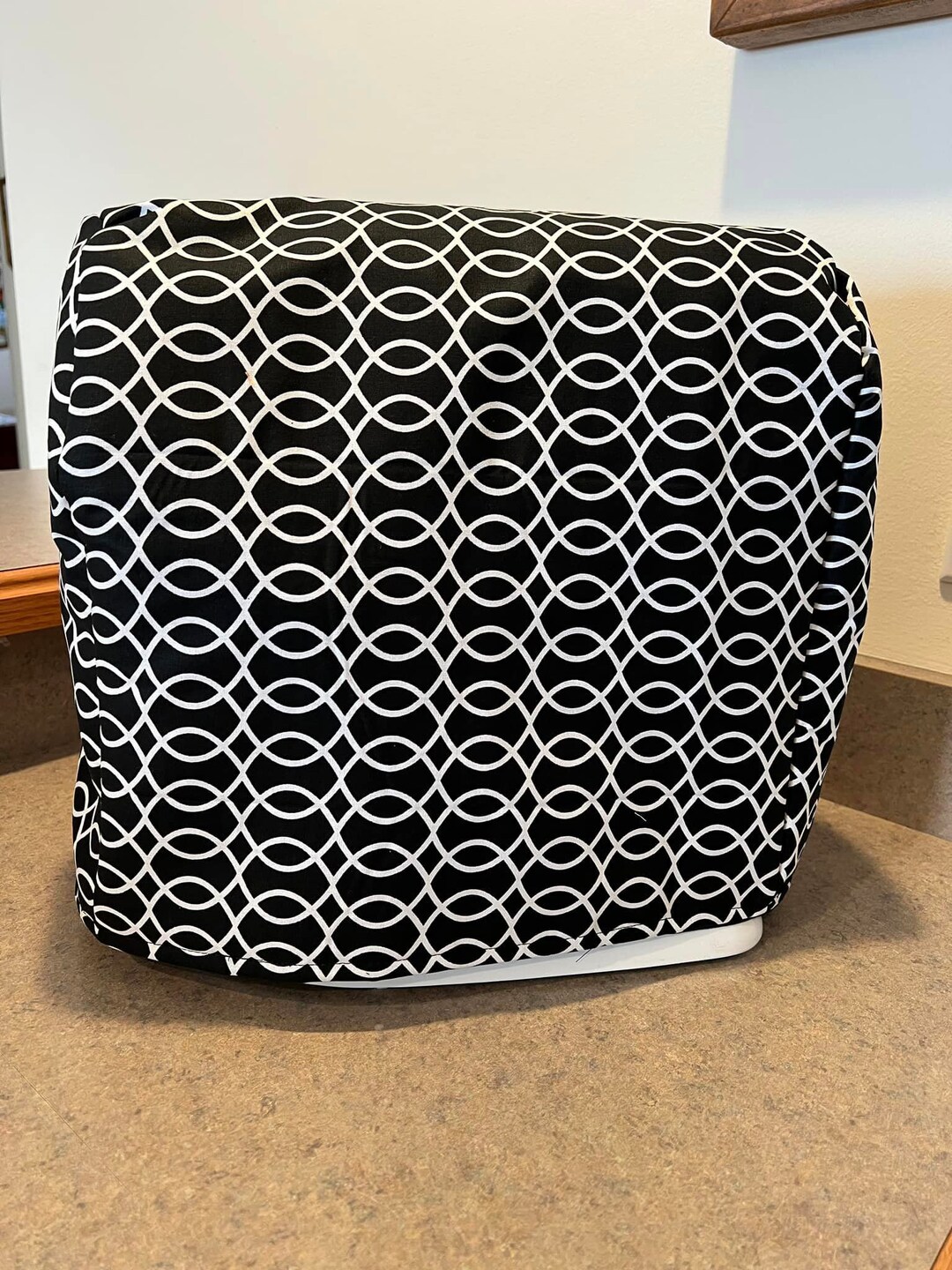 Basic Black KITCHEN MIXER COVER for Kitchenaid Tilt Head Mixer Ready to