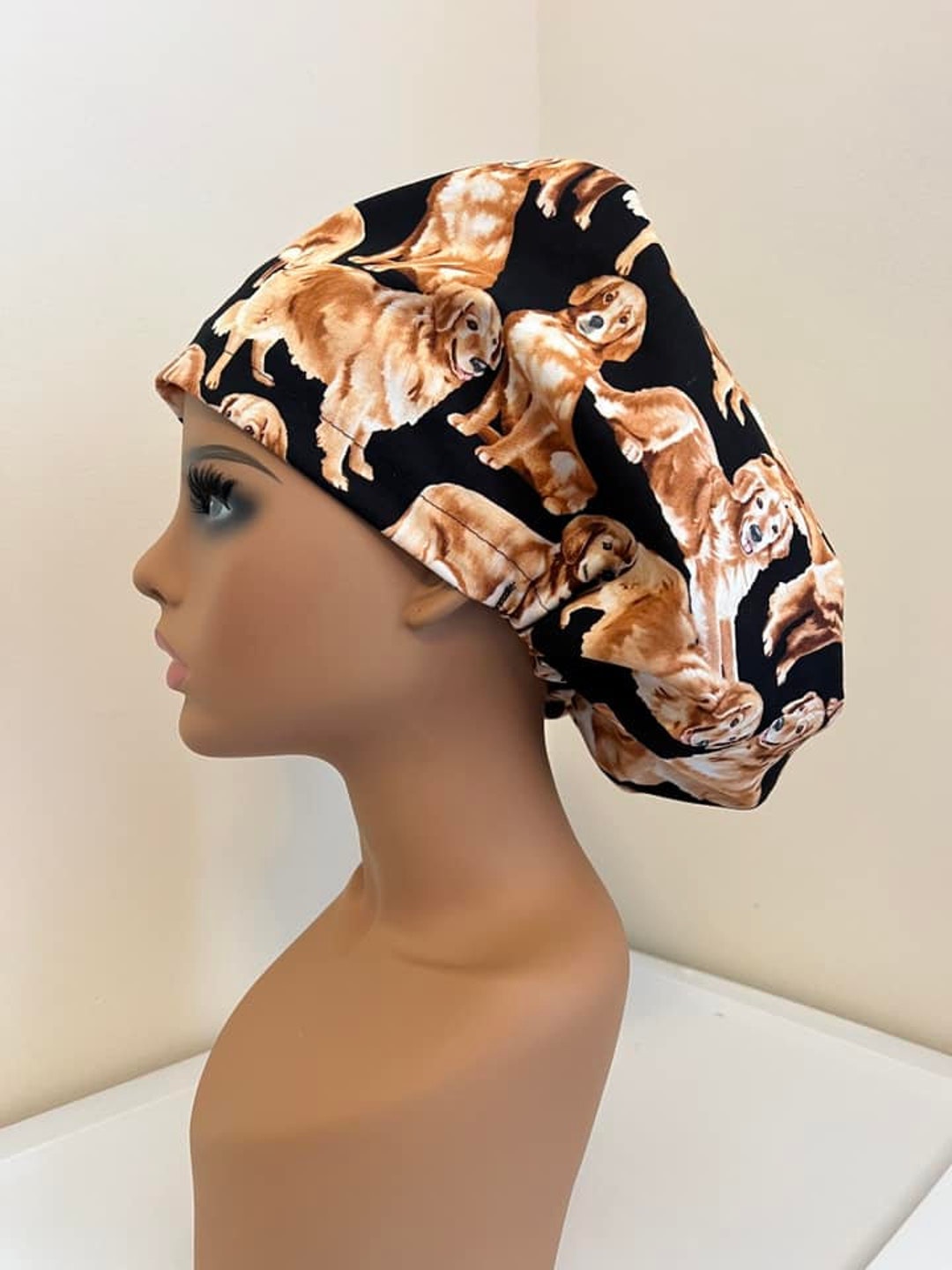 New Ready to Ship Golden Retriever Theme OR Tech SURGICAL Cap Nurse Doctor Hat Ladies - Etsy