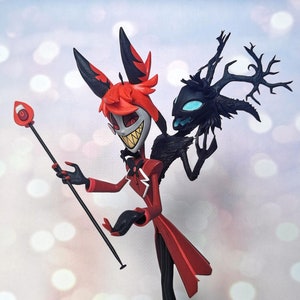 Hazbin Hotel inspirado / Hecho a pedido / Miniatura de anime / Figura personalizada / Escultura / Muñeca artística hecha a mano / Única en su tipo OOAK