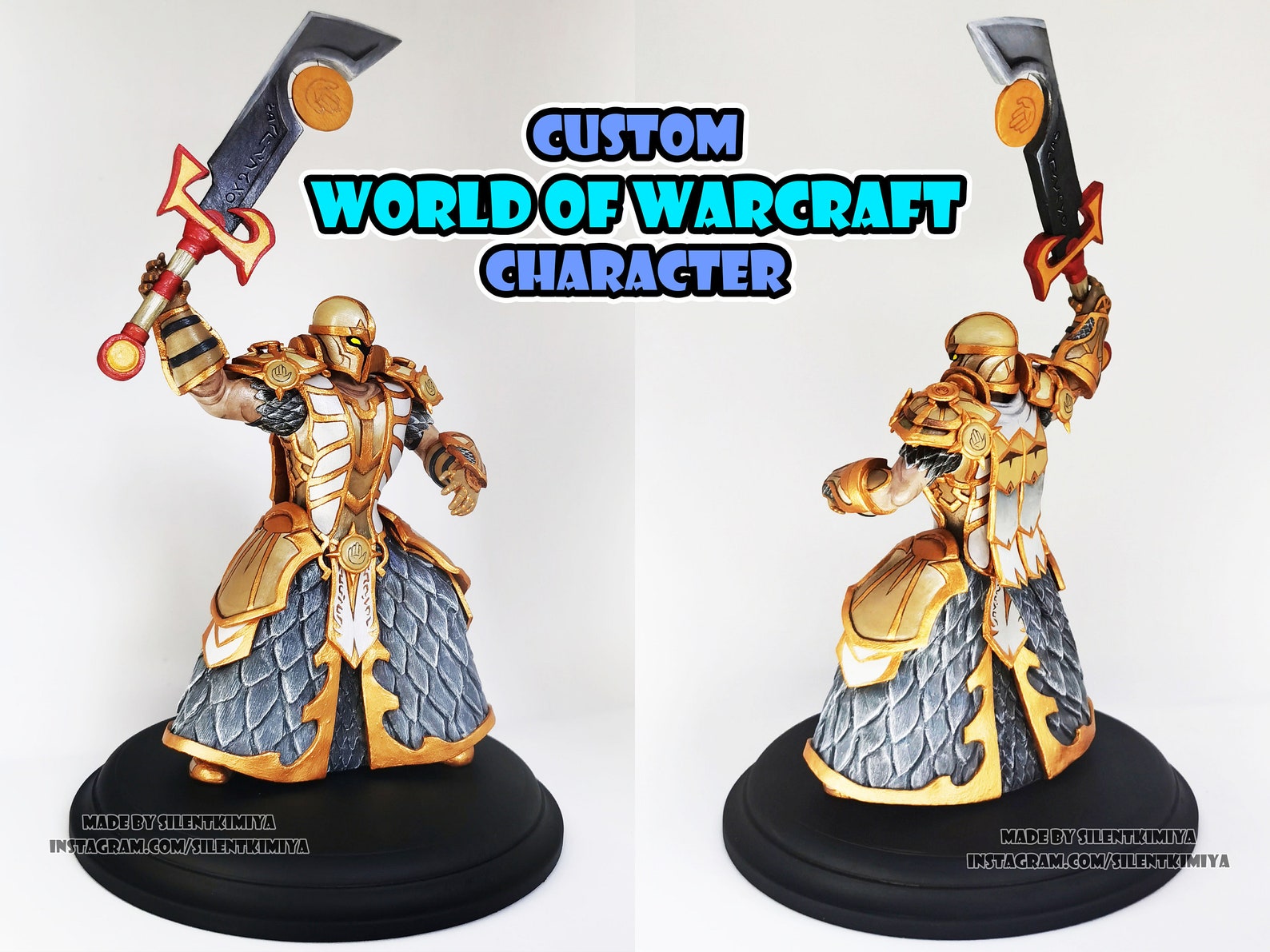 Custom World of Warcraft Character Figurine Figure Sculpture Etsy Canada